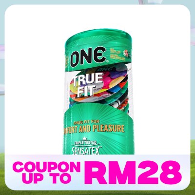 ONE TRUE FIT LATEX CONDOM 12'S