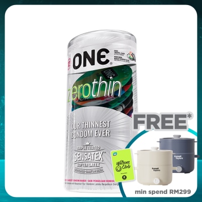 ONE ZEROTHIN LATEX CONDOM 12'S