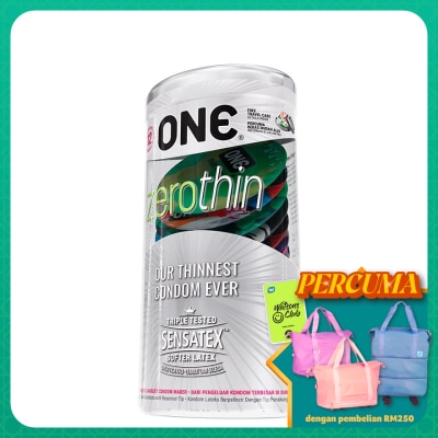 ONE - ZEROTHIN LATEX CONDOM 12'S