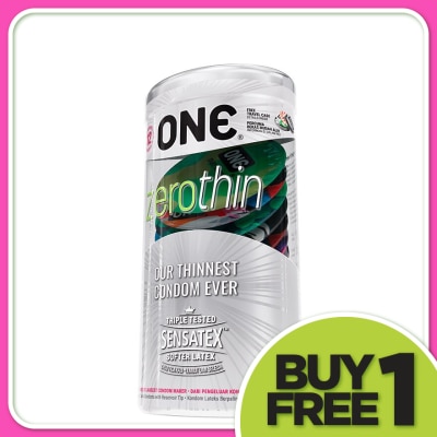 ONE ZEROTHIN LATEX CONDOM 12'S