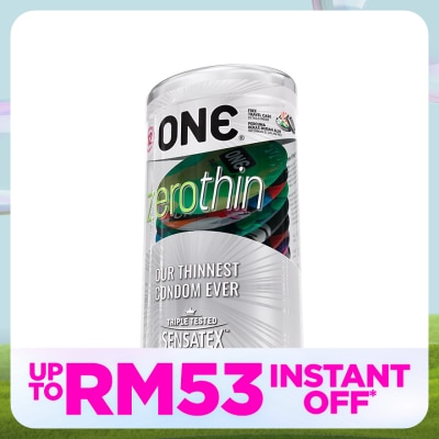 ONE ZEROTHIN LATEX CONDOM 12'S