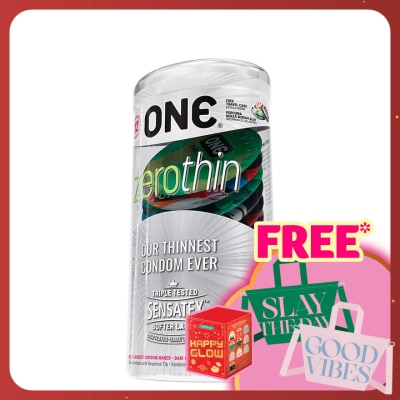 ONE ZEROTHIN LATEX CONDOM 12'S