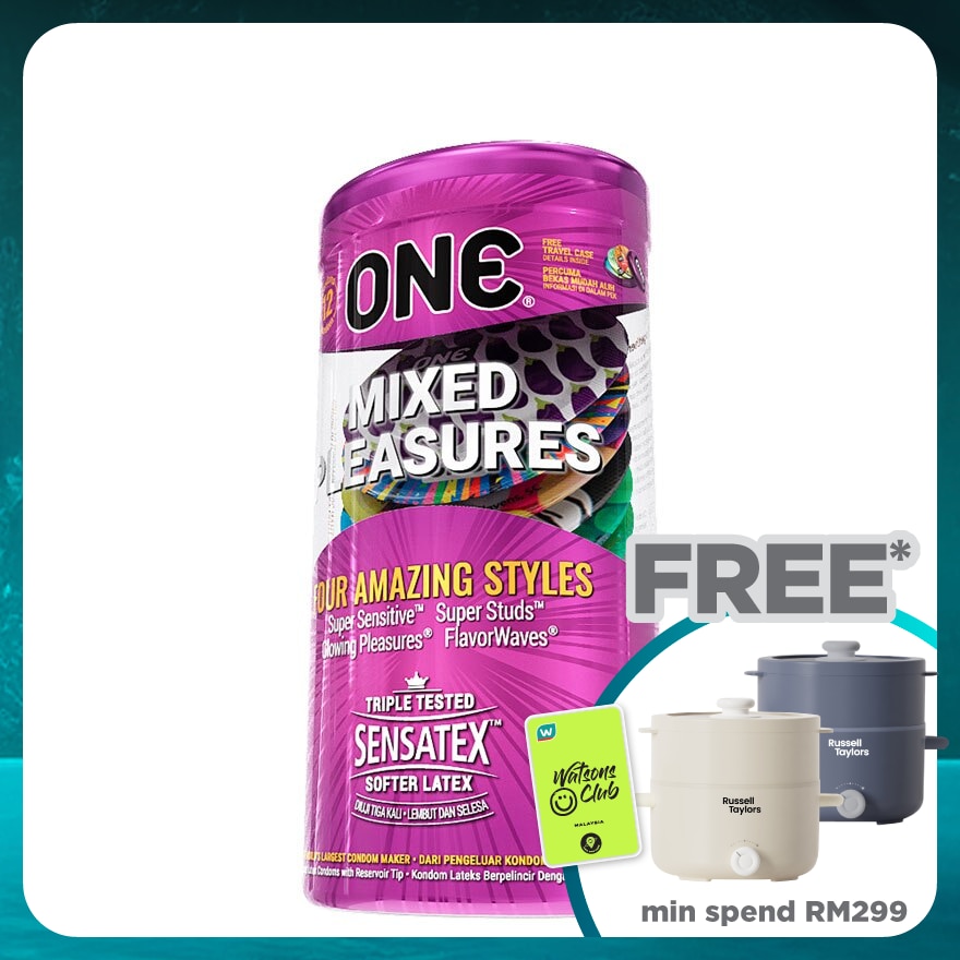 MIXED PLEASURES LATEX CONDOM 12'S