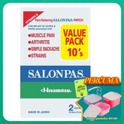 SALONPAS - Pain Relieving Patch Large Size 5 X 2S
