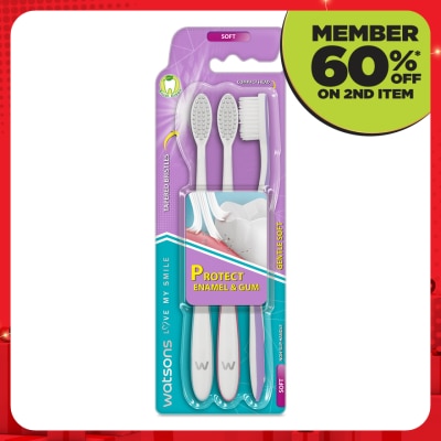 WATSONS Gentle Soft Toothbrush 3S