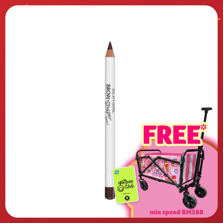 SILKYGIRL Brow Shaper Pencil 02 Dark Brown 1's