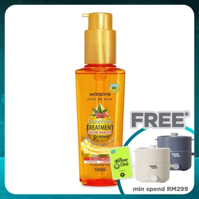 WATSONS Beautifying Treatment Castor Hair Oil 100ml