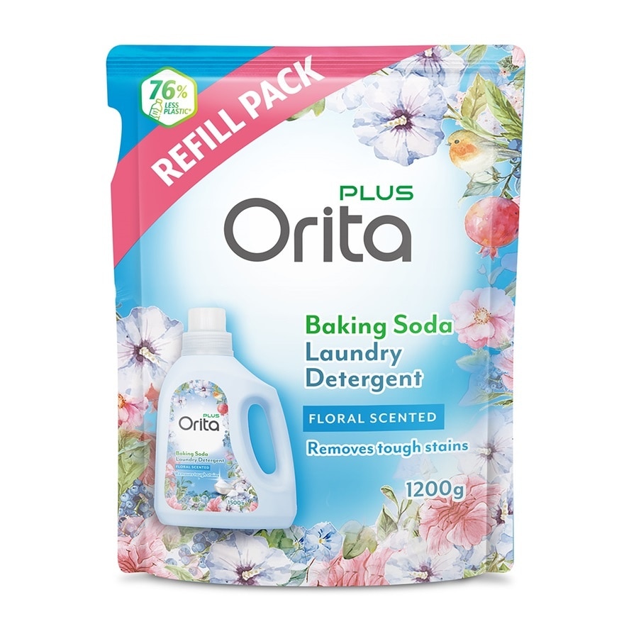 Baking Soda Laundry Detergent Refill Pack 1200g