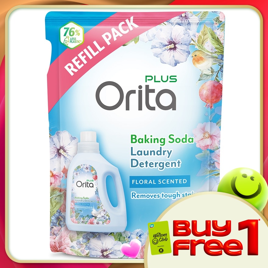Baking Soda Laundry Detergent Refill Pack 1200g
