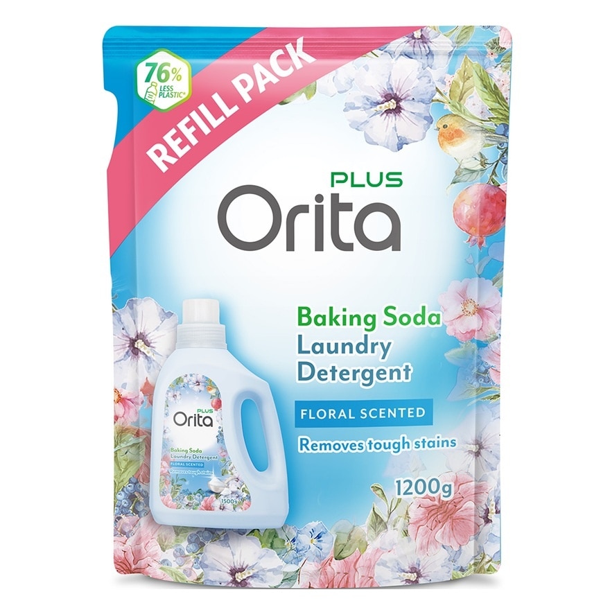 Baking Soda Laundry Detergent Refill Pack 1200g