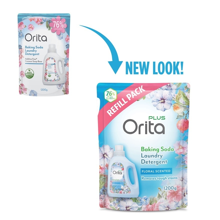 Baking Soda Laundry Detergent Refill Pack 1200g