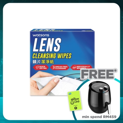 WATSONS Lens Cleansing Wipes 20's