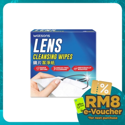 WATSONS Lens Cleansing Wipes 20's