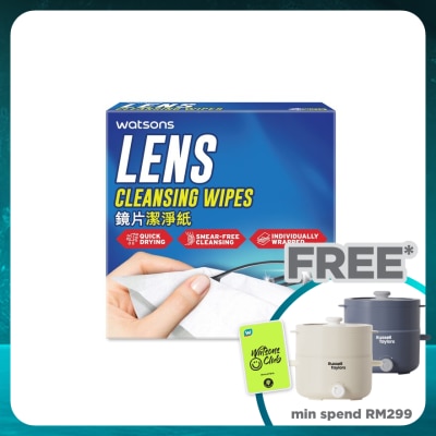 WATSONS Lens Cleansing Wipes 20's