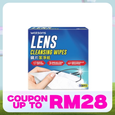 WATSONS Lens Cleansing Wipes 20's