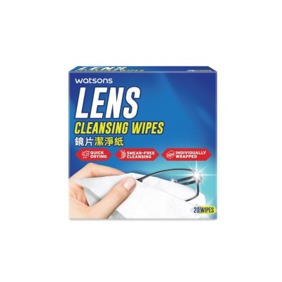 WATSONS Lens Cleansing Wipes 20's