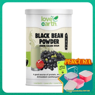 LOVE EARTH - Organic Black Bean Powder 500g
