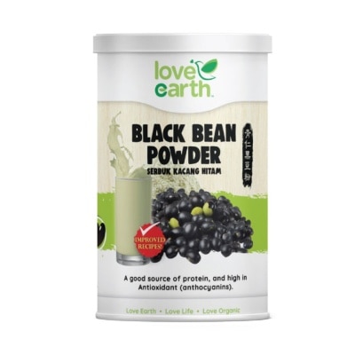 LOVE EARTH Organic Black Bean Powder 500g