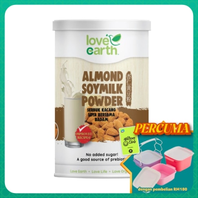 LOVE EARTH - Organic Almond Soymilk Powder 500g