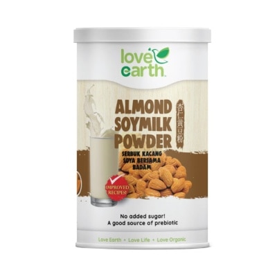 LOVE EARTH Organic Almond Soymilk Powder 500g