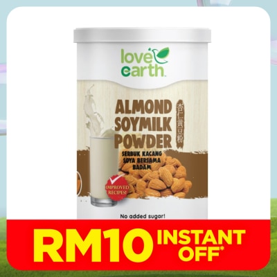 LOVE EARTH Organic Almond Soymilk Powder 500g