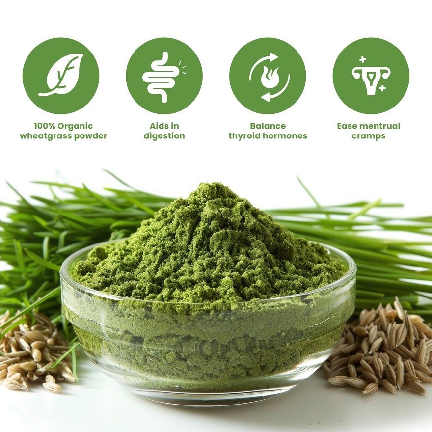 Organic Wheatgrass Powder 185g