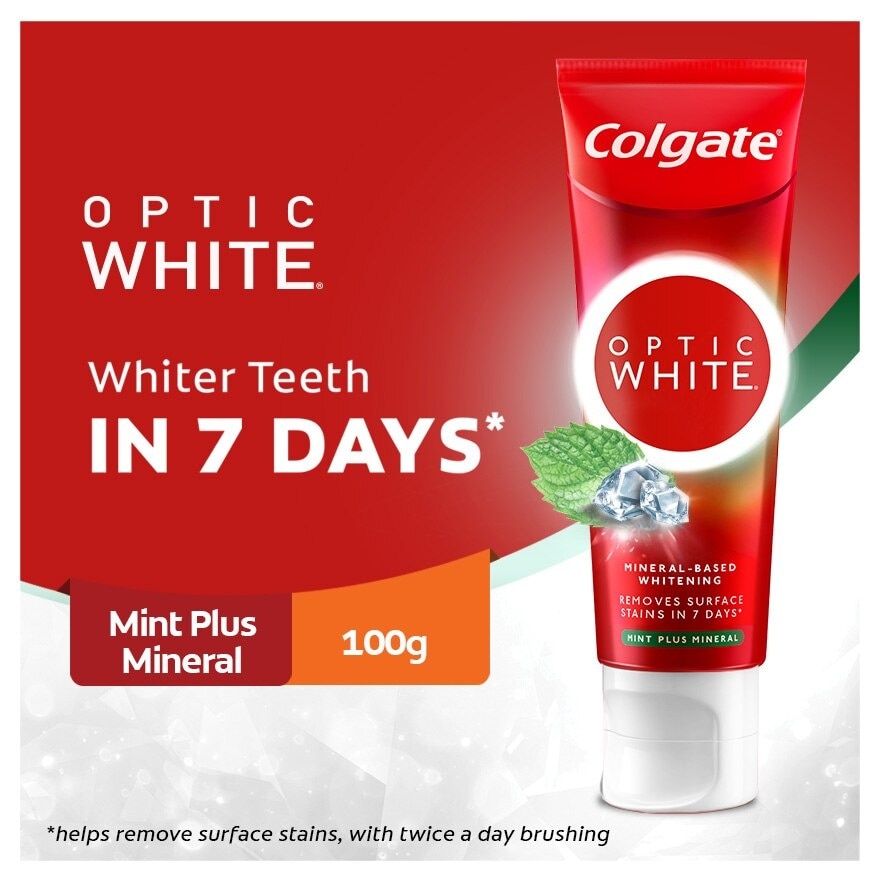 Optic White Mint Plus Mineral Toothpaste 100g