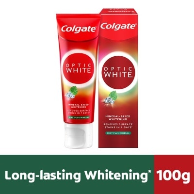 COLGATE Optic White Mint Plus Mineral Toothpaste 100g