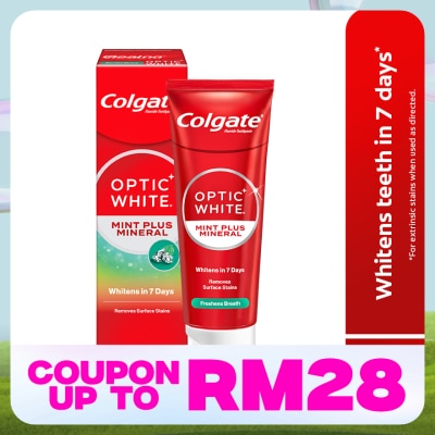 COLGATE Colgate Optic White Mint Plus Mineral Whitening Toothpaste 100g