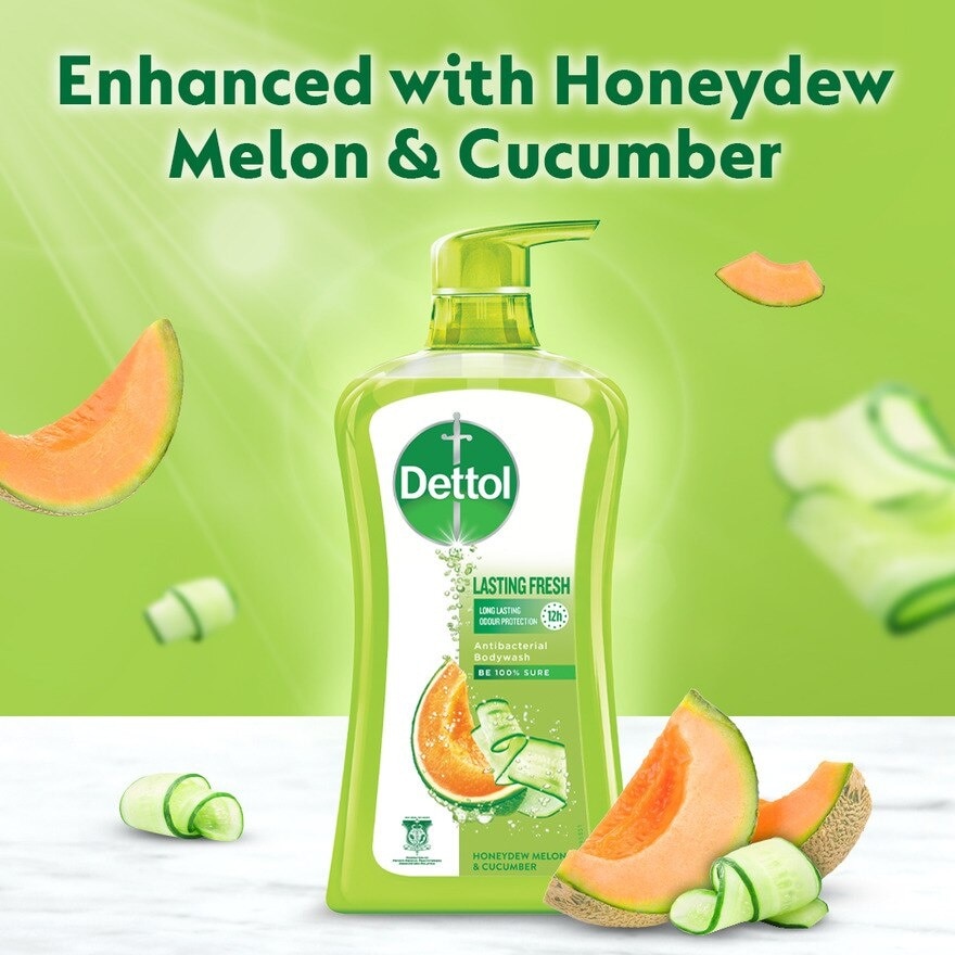 Body Wash Refill Lasting Fresh Honeydew Melon & Cucumber 850g