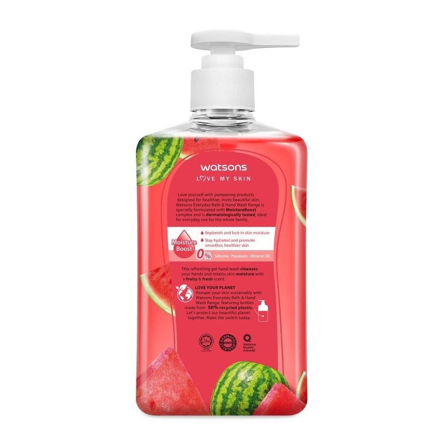 Watermelon Scented Gel Hand Wash 500ml