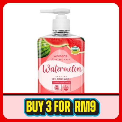 WATSONS - Watermelon Scented Gel Hand Wash 500ml