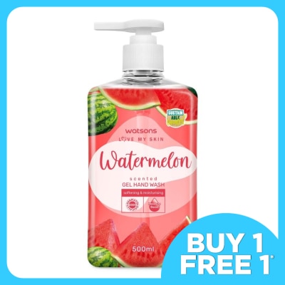 WATSONS Watermelon Scented Gel Hand Wash 500ml