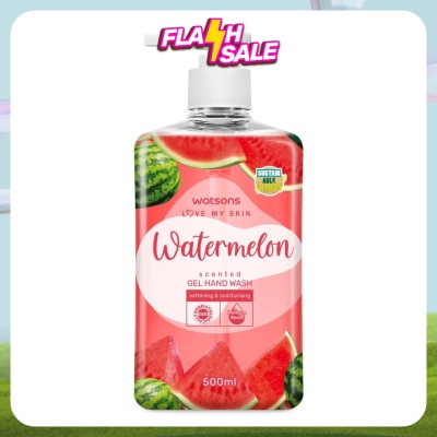 WATSONS Watermelon Scented Gel Hand Wash 500ml