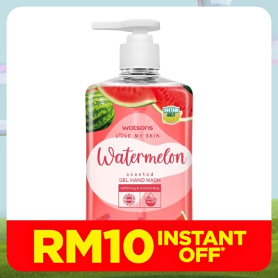 WATSONS Watermelon Scented Gel Hand Wash 500ml