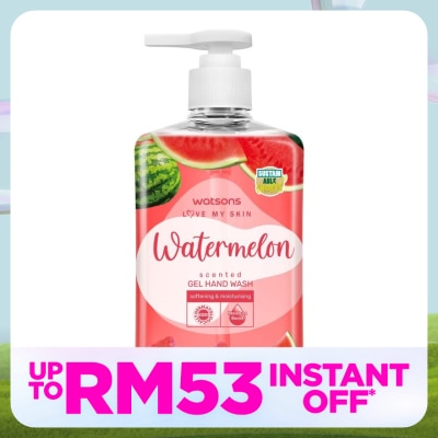 WATSONS Watermelon Scented Gel Hand Wash 500ml