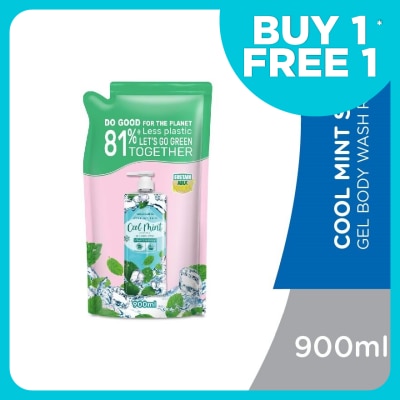 WATSONS Cool Mint Scented Gel Body Wash Refill 900ml
