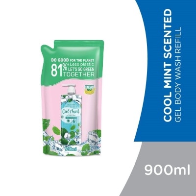 WATSONS Cool Mint Scented Gel Body Wash Refill 900ml