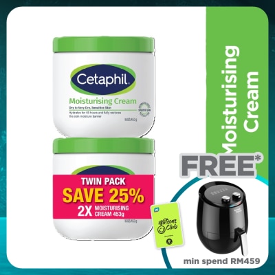 CETAPHIL Moisturizing Cream For Face & Body 453g X 2