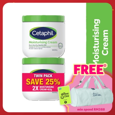 CETAPHIL Moisturizing Cream For Face & Body 453g X 2