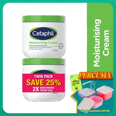 CETAPHIL - Moisturizing Cream For Face & Body 453g X 2