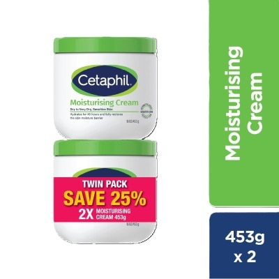 CETAPHIL Moisturizing Cream For Face & Body 453g X 2