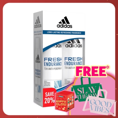ADIDAS WOMEN FRESH ENDURANCE DEO SPRAY 150ML X2