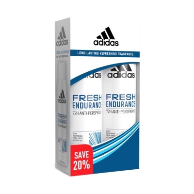 ADIDAS WOMEN FRESH ENDURANCE DEO SPRAY 150ML X2