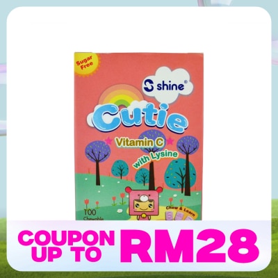 SHINE Cutie Vitamin C With Lysine 100s