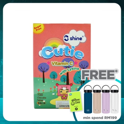 SHINE Cutie Vitamin C With Lysine 100s