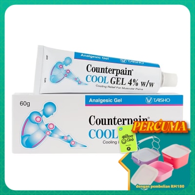 COUNTERPAIN - Analgesic Gel Cool Gel 4% W/W 60g