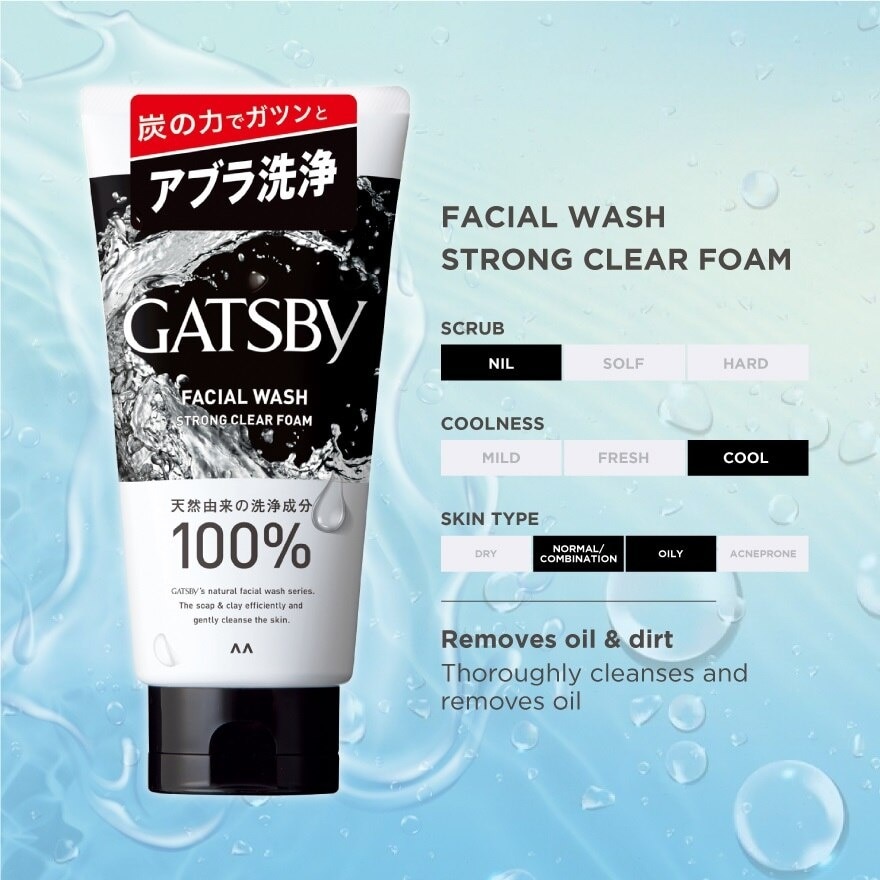 Facial Wash Strong Clear Foam 130g