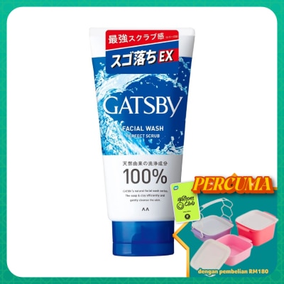 GATSBY - Facial Wash Perfect Scrub 130g