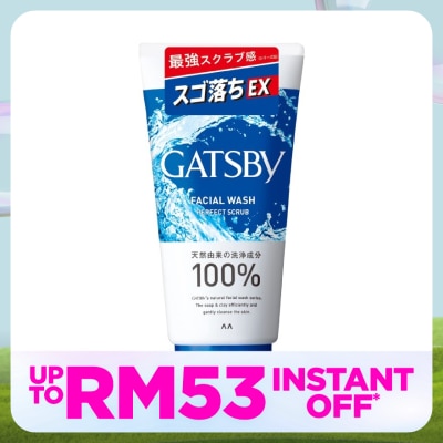 GATSBY Facial Wash Perfect Scrub 130g